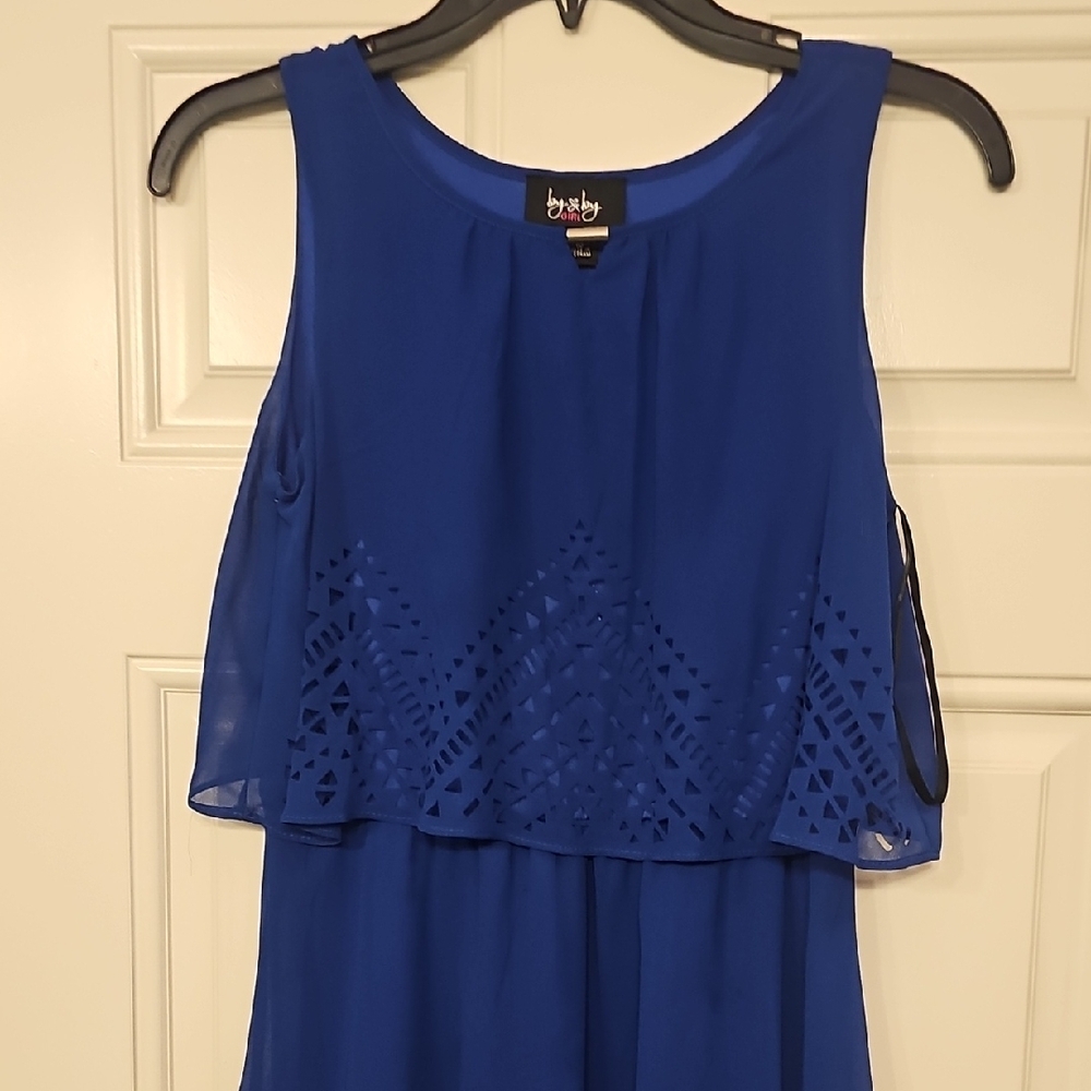 Blue Sleeveless Dress